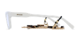 LUNETTES DE VUE femme CREATIVE blanc - Vue de face