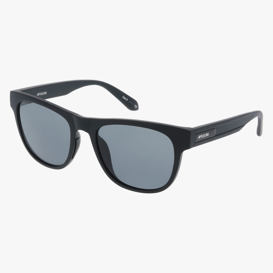 Lunettes de soleil homme CHALAMEL noir - Vue de face