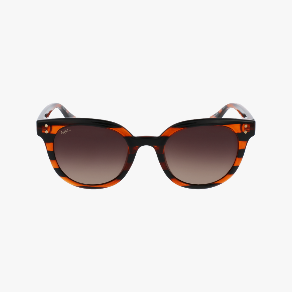 Lunettes de soleil femme VANNA marron - Vue de face