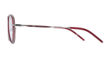 Lunettes de vue homme MAGIC 185 rouge/argenté - Vue de face