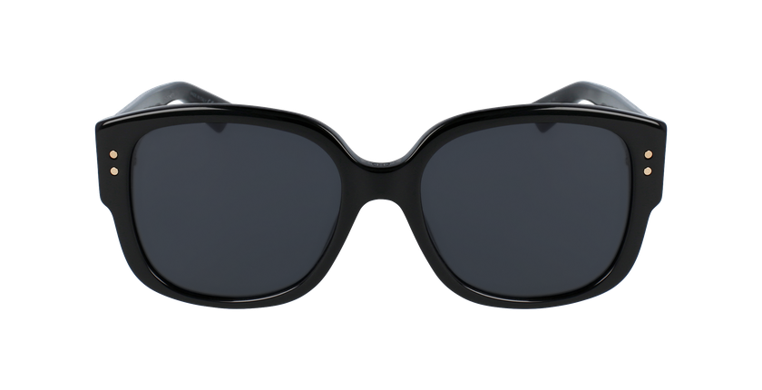LUNETTES DE SOLEIL femme LADYDIORSTUDS noir/bleu - Vue de face