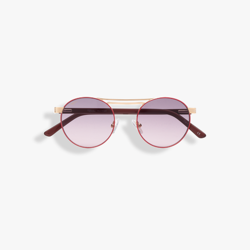 Lunettes de soleil femme ROMY rose/dorée