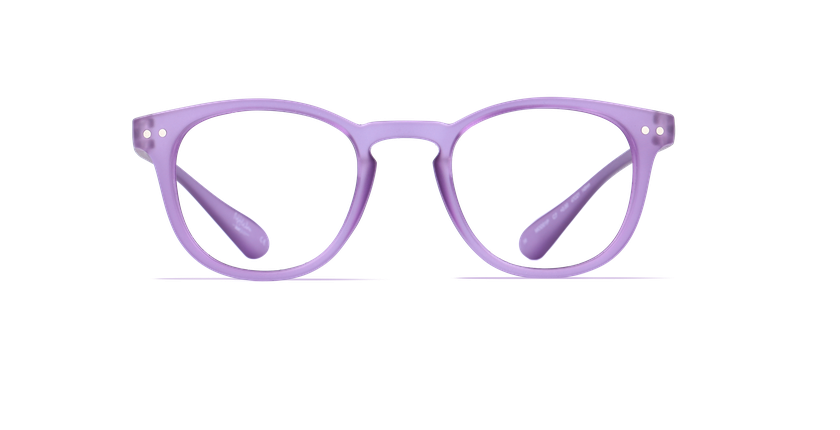 Lunettes de vue BLUE BLOCK MIXTE violet - Vue de face