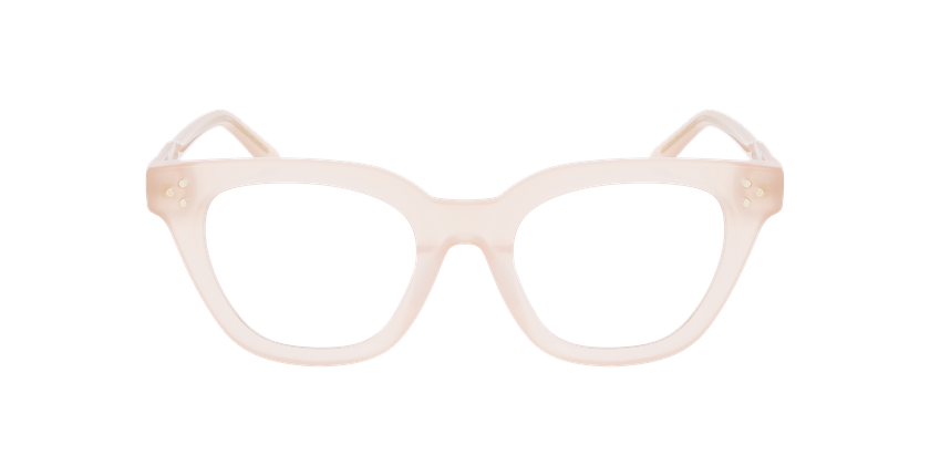 Lunettes de vue femme CARACTÈRES ARTISTE marron - Vue de face