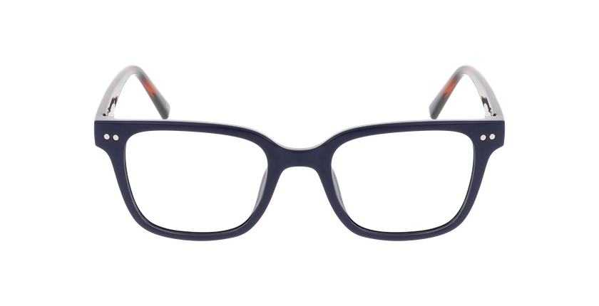 Lunettes de vue enfant LENI bleu/écaille - Vue de face