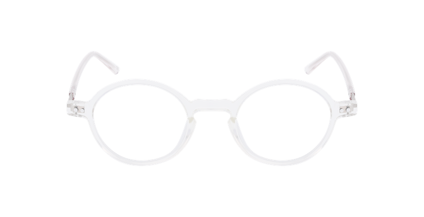 Lunettes de vue homme CECIL blanc - Vue de face