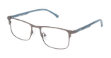 Lunettes de vue homme HENDRICK gun/gris - Vue de face