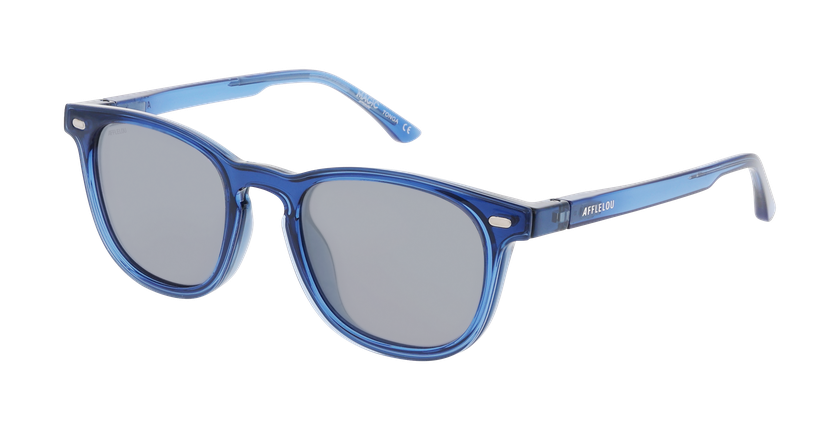 Lunettes de soleil enfant MAGIC SUNNY TONGA bleu - Vue de face