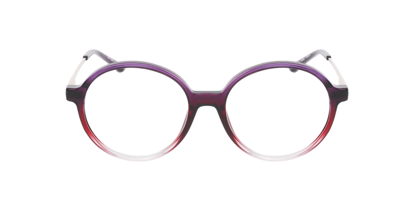 Lunettes de vue femme EMILY violet - Vue de face