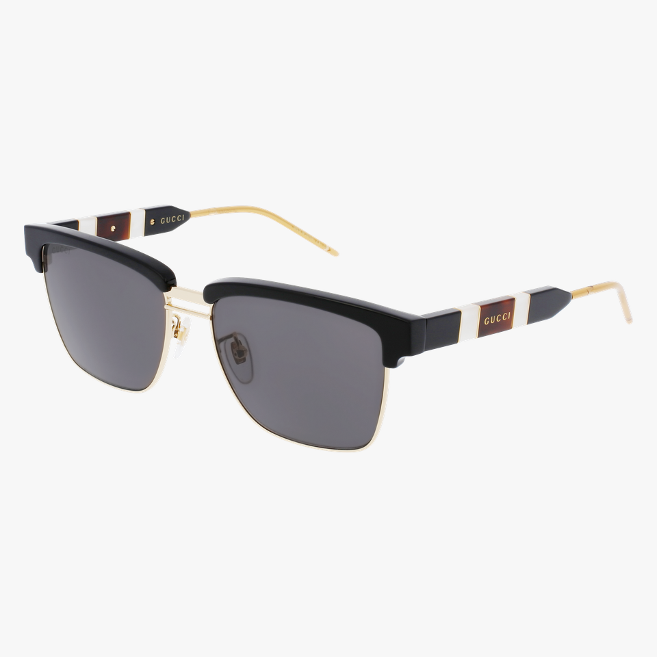 Lunettes de soleil homme GG0603S noir - Vue de face
