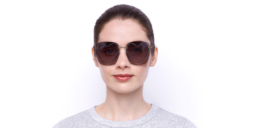 LUNETTES DE SOLEIL femme MARC493S doré