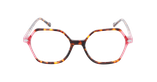 Lunettes de vue femme MAGIC279 écaille/rouge - Vue de face