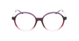 Lunettes de vue femme EMILY violet - Vue de face