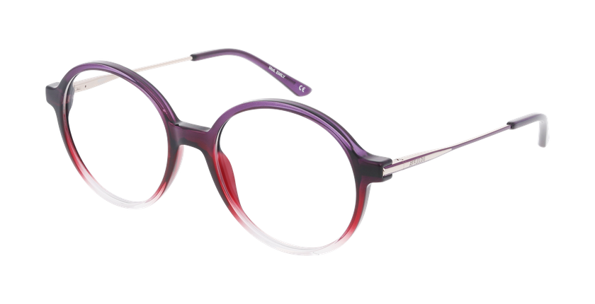 Lunettes de vue femme EMILY violet - Vue de face