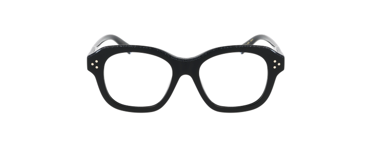 Lunettes de vue femme CARACTÈRES ÉNIGMATIQUE noir - Vue de face