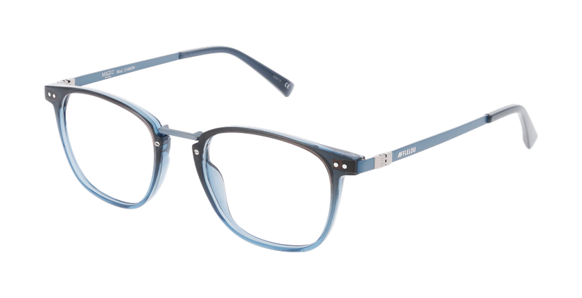Lunettes de vue homme DAMON bleu - Vue de face