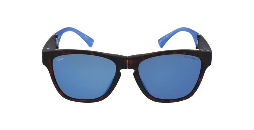 LUNETTES DE SOLEIL homme GEANT écaille/bleu - Vue de face