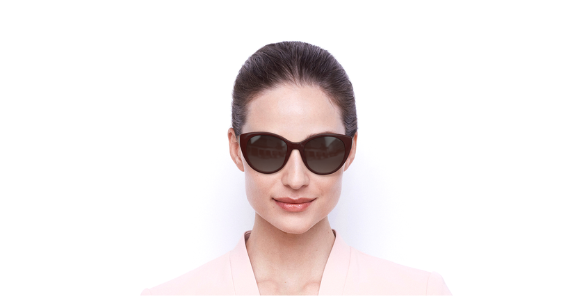 LUNETTES DE SOLEIL femme GU7594 rouge - Vue de face