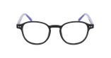 Lunettes de vue enfant MARCELIN noir/bleu - Vue de face