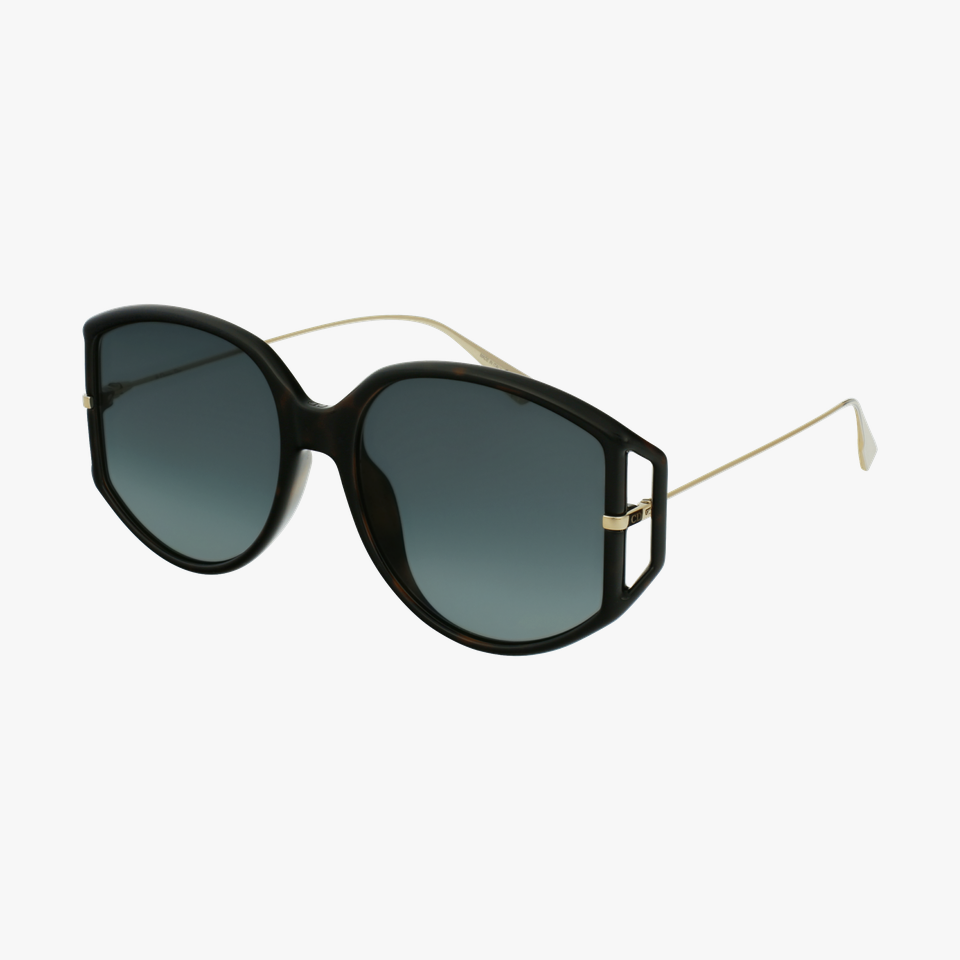 Lunettes de soleil femme DIORDIRECTION2 écaille - Vue de 3/4