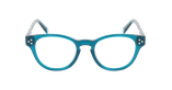 Lunettes de vue femme CARACTÈRES PIPLETTE turquoise - Vue de face