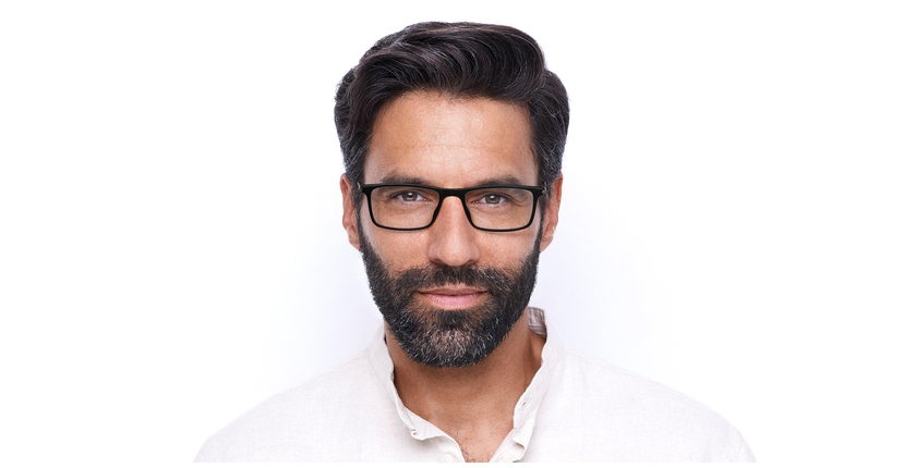 LUNETTES DE VUE homme MAGIC 72 noir/écaille - Vue de face