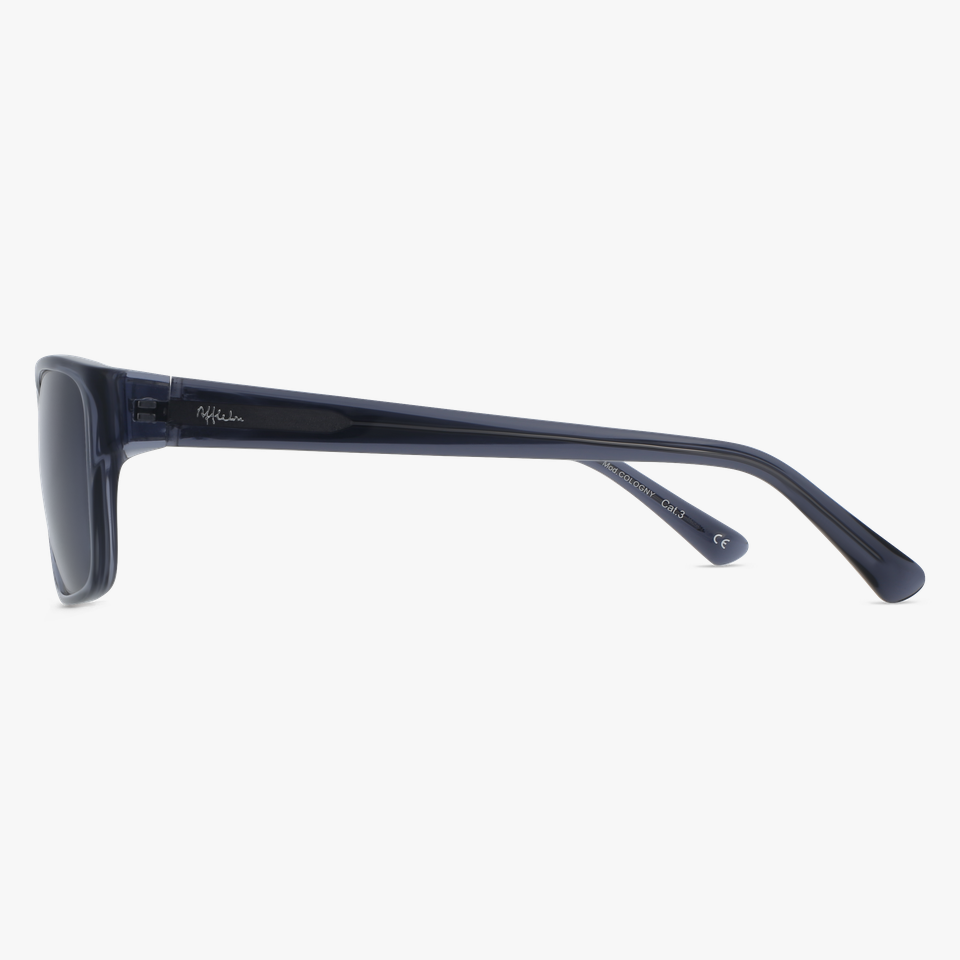 Lunettes de soleil homme COLOGNY blanc/gris - Vue de face