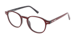 Lunettes de vue enfant MARCELIN rouge/noir - Vue de face