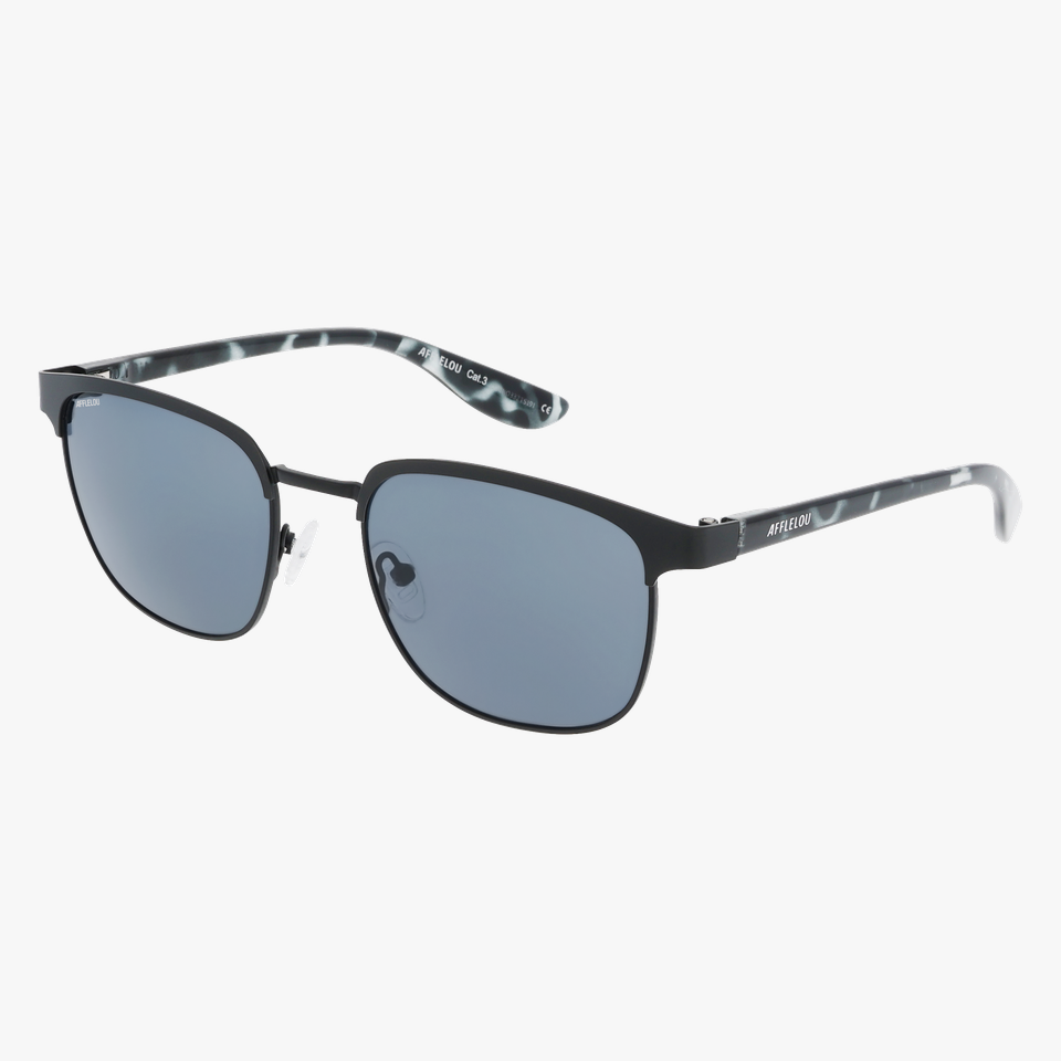 Lunettes de soleil homme RUIZ noir - Vue de face