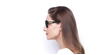 LUNETTES DE SOLEIL femme MARC 423/S noir/bleu - Vue de côté