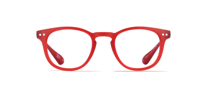 LUNETTES DE VUE BLUE BLOCK MIXTE rouge - Vue de face