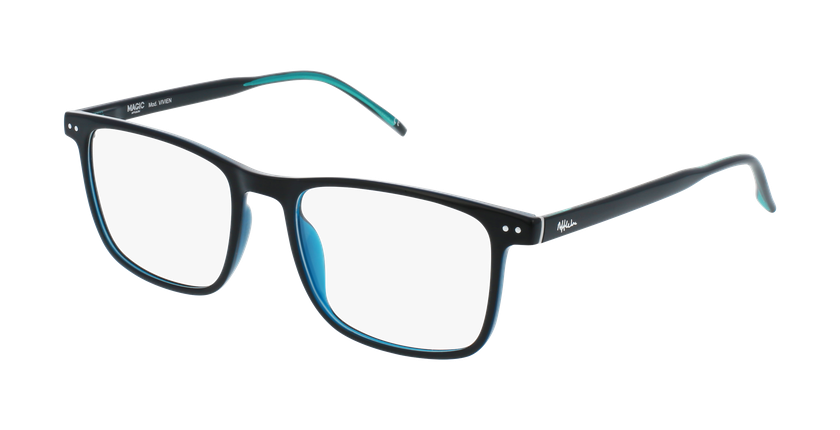 LUNETTES DE VUE homme MAGIC VIVIEN noir/vert - Vue de face