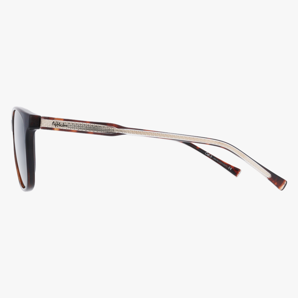 Lunettes de soleil homme CAYETANO écaille - Vue de face