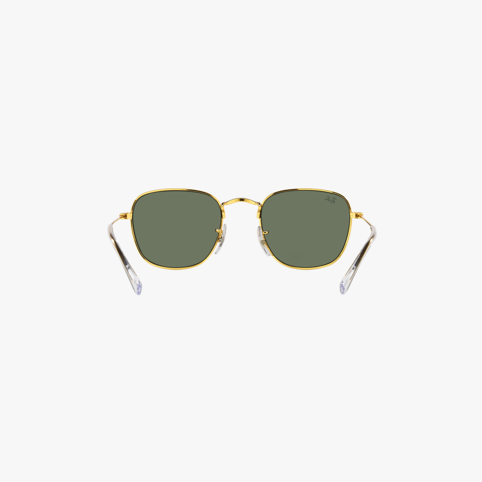 Lunettes de soleil FRANK JUNIOR dorée - Vue de face