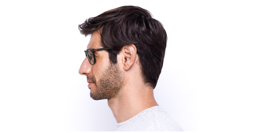 Lunettes de vue homme VPL952 gris - Vue de côté