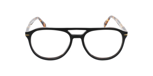 LUNETTES DE VUE homme DB 7087 noir/écaille Vue de face