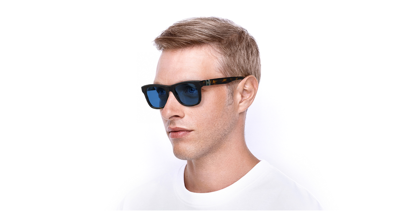 LUNETTES DE SOLEIL homme L978S écaille - vue de 3/4