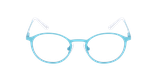 Lunettes de vue homme ROMAN bleu/blanc - Vue de face