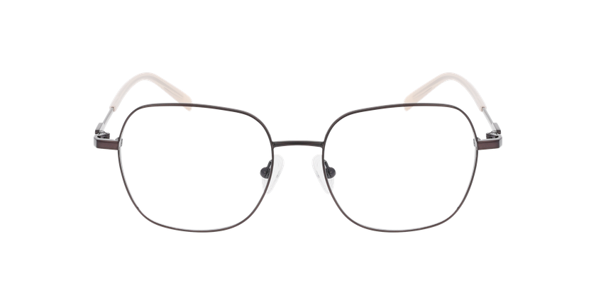 Lunettes de vue femme MARLENE marron/beige - Vue de face