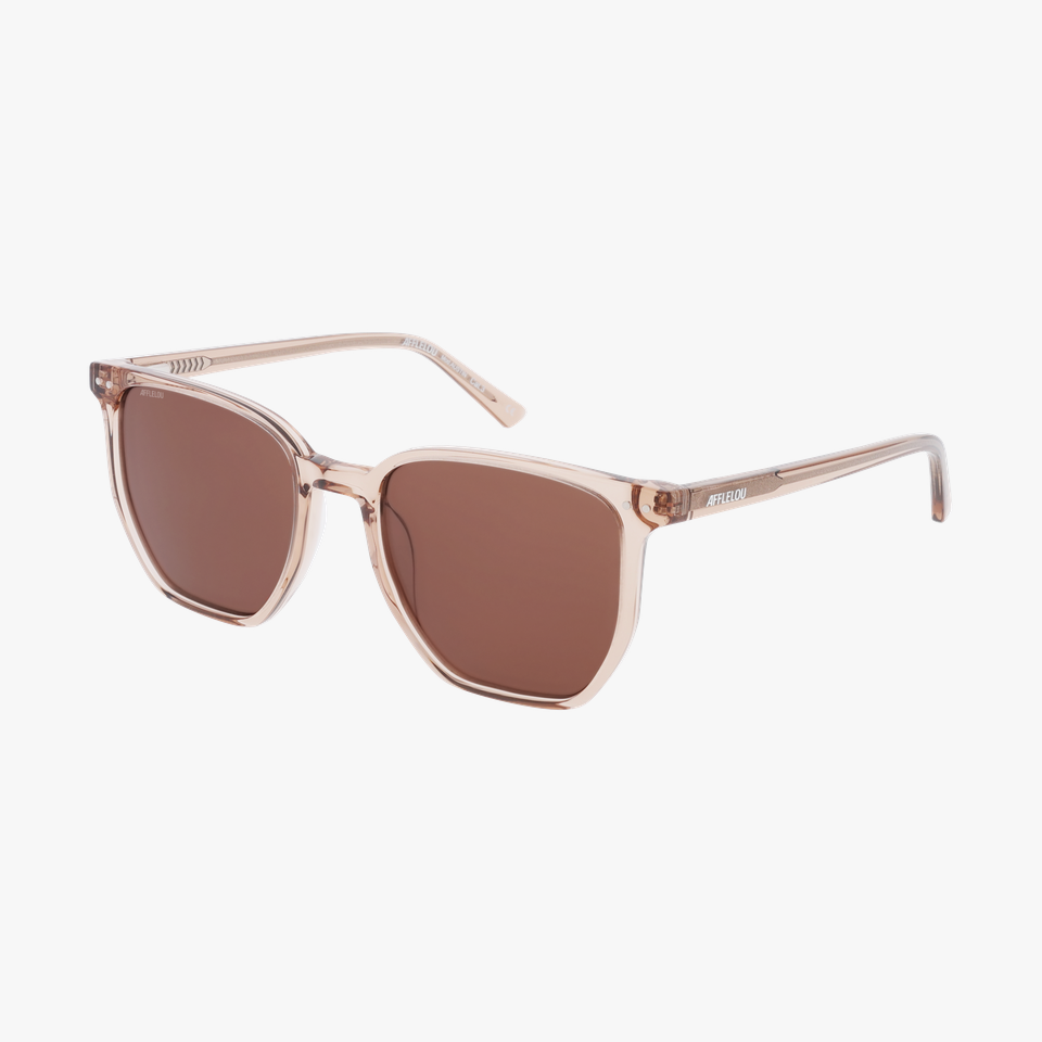 Lunettes de soleil AUSTIN marron - Vue de face
