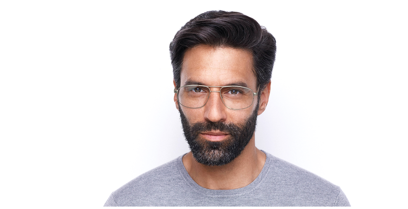 LUNETTES DE VUE homme RZERO 31 doré - Vue de face