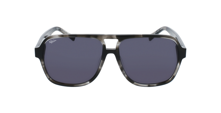 LUNETTES DE SOLEIL homme DIMITRI dégradé noir écaille - Vue de face