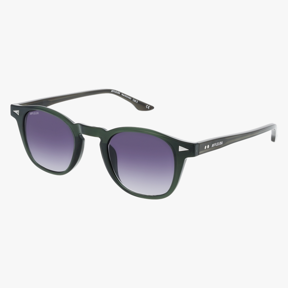 Lunettes de soleil ROVIGO vert - Vue de face