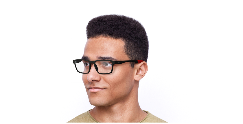 LUNETTES DE VUE homme MAGIC 188 gris/rouge - Vue de face