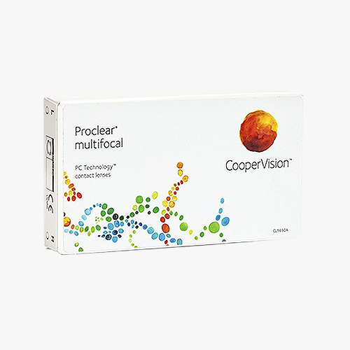 Lentilles de contact Proclear® Multifocal 6L - Vue de face