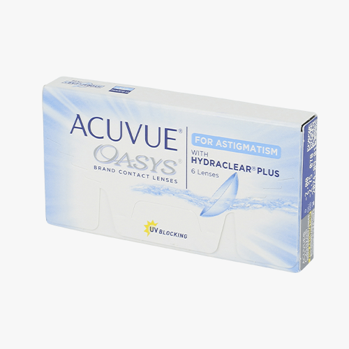 Lentilles de contact Acuvue® Oasys® for Astigmatism 6L - Vue de face