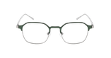 Lunettes de vue homme MAGIC316 emeraude/argenté - Vue de face