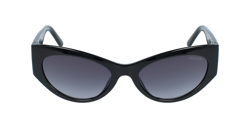 LUNETTES DE SOLEIL femme GU7624 noir - Vue de face