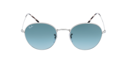 LUNETTES DE SOLEIL DAVID argenté Vue de face