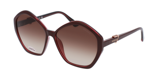LUNETTES DE SOLEIL femme GU7813 rouge/marron